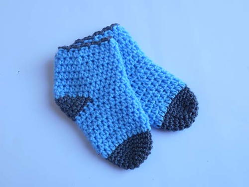 Crochet Baby Sock/Slipper