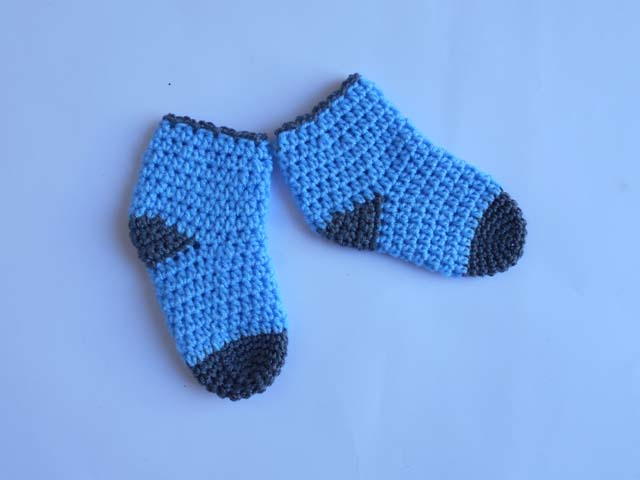 Crochet Baby SockSlipper Pattern