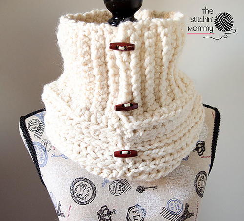 Starlight Button Cowl Starlight Button Cowl