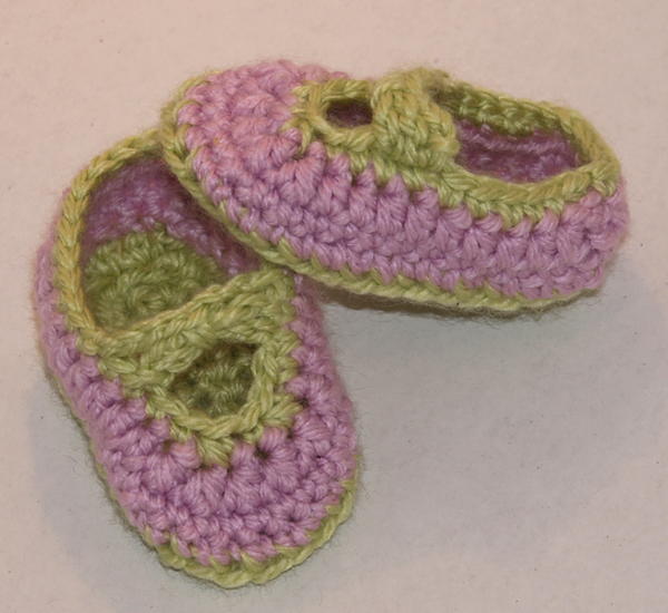 One Hour Baby Booties Pattern
