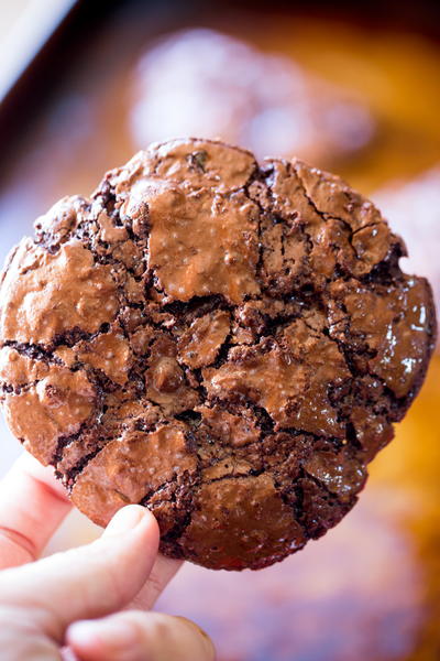 Flourless Chocolate Chewy Cookies Flourless Chocolate Chewy Cookies