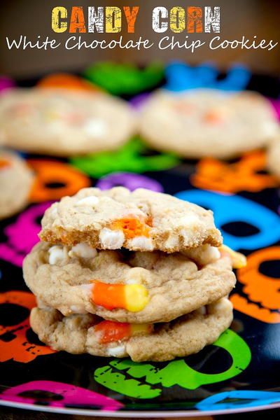 White Chocolate Candy Corn Cookies White Chocolate Candy Corn Cookies