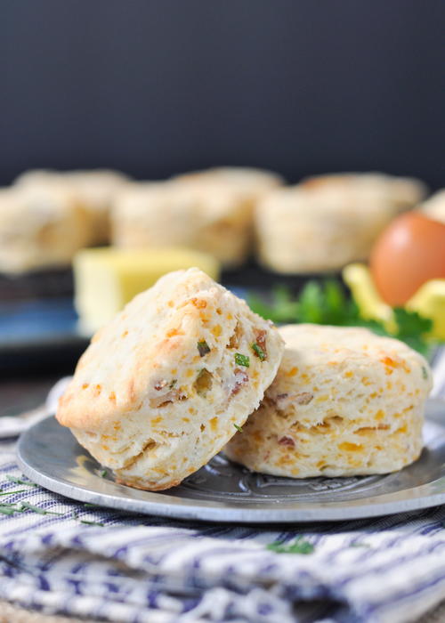 Cheddar, Chive and Bacon Biscuits