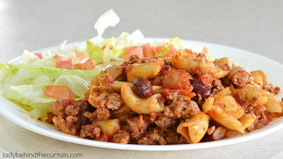 Freezable Chili Mac Casserole