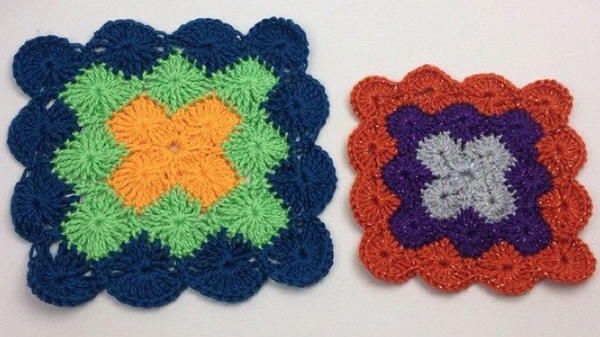 Catherine Wheel Stitch Squares Catherine Wheel Stitch Squares