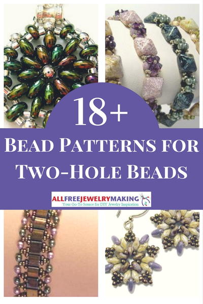 18 Bead Patterns for Two-Hole Beads