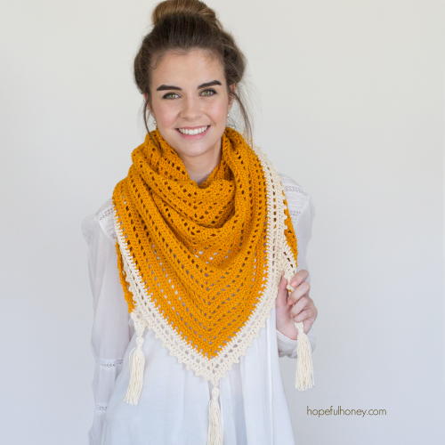 Honey Bird Triangle Scarf Honey Bird Triangle Scarf
