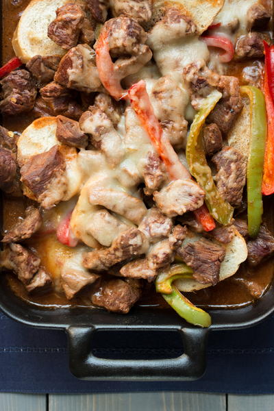 Philly Cheesesteak Casserole