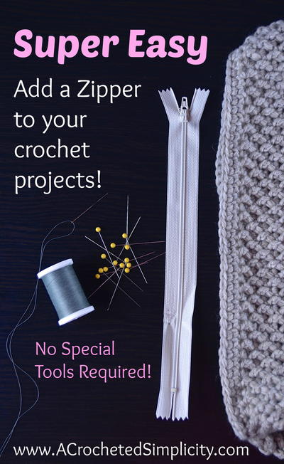 Super Easy Technique to Add a Zipper Super Easy Technique to Add a Zipper