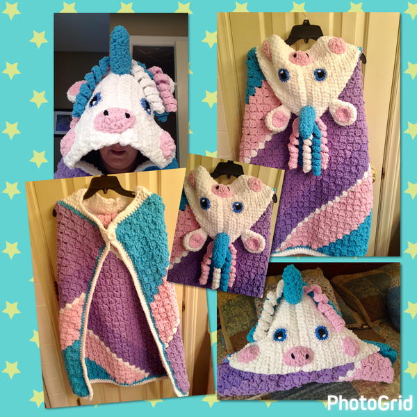 Unicorn Blanket C2C Unicorn Blanket C2C