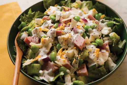 Ham and Edamame Chop Salad EDR Ham and Edamame Chop Salad