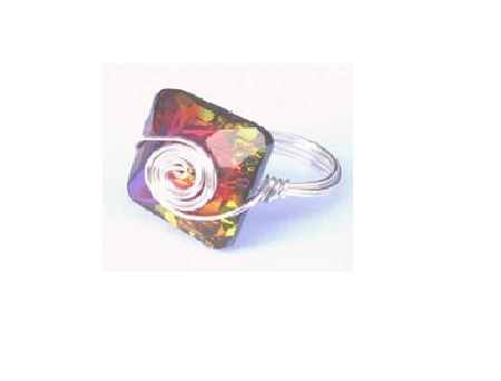 Crystal Volcano Ring Crystal Volcano Ring