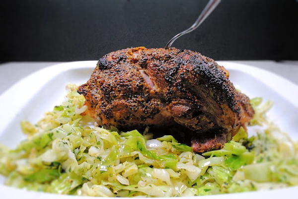 Ham Shank with Plum Sauce Ham Shank with Plum Sauce