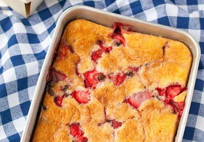 Strawberry Chocolate Chip Cobbler Strawberry Chocolate Chip Cobbler