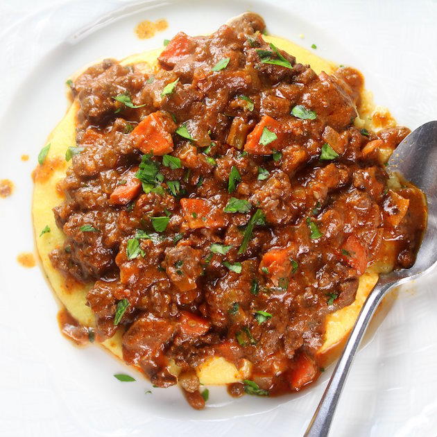 Easy Parmesan Polenta Bolognese Easy Parmesan Polenta Bolognese