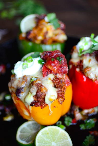 Easy Taco Stuffed Pepper Recipe Easy Taco Stuffed Pepper Recipe
