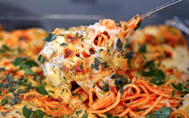 Super Simple Spaghetti Casserole Super Simple Spaghetti Casserole