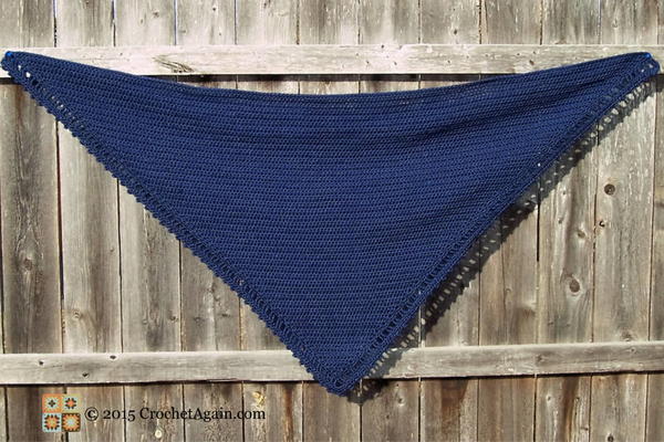 A Simple Crochet Shawl A Simple Crochet Shawl