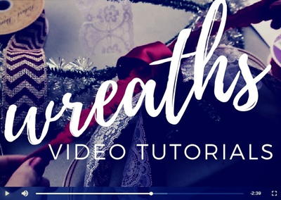 Christmas Ribbons DIY Wreath Christmas Ribbons DIY Wreath