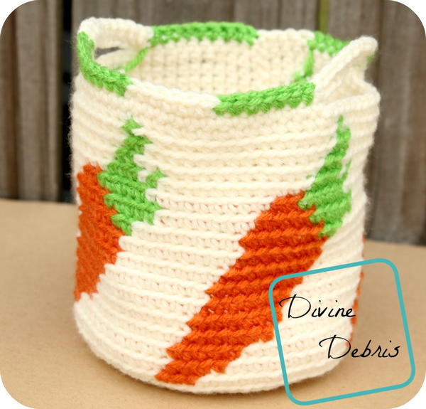 Cute Carrots Basket Cute Carrots Basket