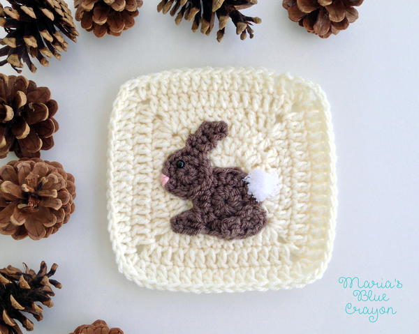 Woodland Bunny Granny Square Woodland Bunny Granny Square