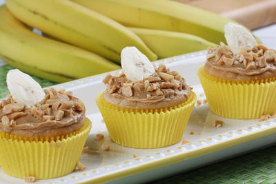 Peanut Butter and Banana Muffins