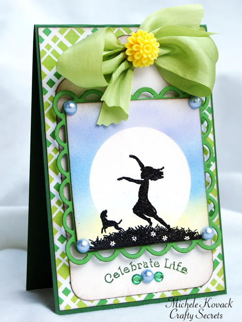 Air Brushed Silhouette Card Air Brushed Silhouette Card