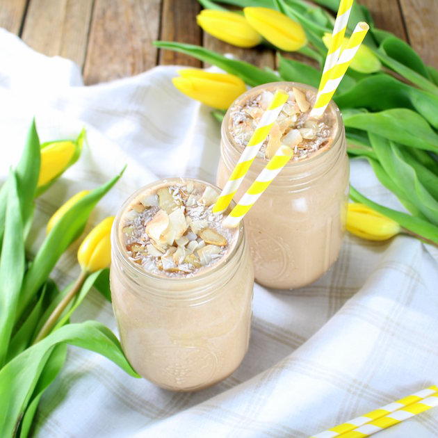 Healthy Almond Joy Protein Smoothie Healthy Almond Joy Protein Smoothie