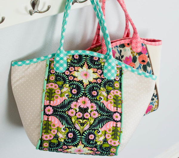 Spring DIY Basket Tote Pattern Spring DIY Basket Tote Pattern