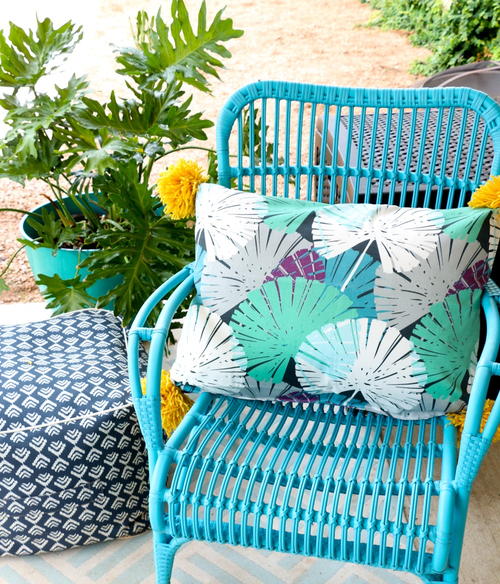 Easy Sew Outdoor Pillow Easy Sew Outdoor Pillow