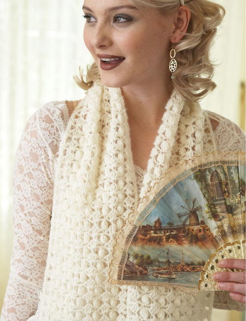Vintage Lace Popcorn Shawl Vintage Lace Popcorn Shawl