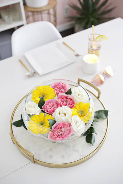 Floating Floral Centerpiece Floating Floral Centerpiece