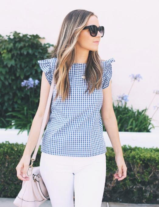 Summer Gingham DIY Top Summer Gingham DIY Top