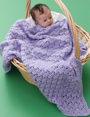 One Skein Lilac Blanket
