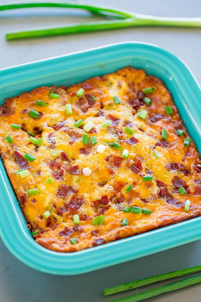 Secret Ingredient Bacon Egg Casserole Secret Ingredient Bacon Egg Casserole