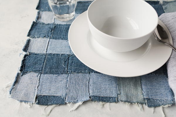 Recycled Denim Placemats Recycled Denim Placemats