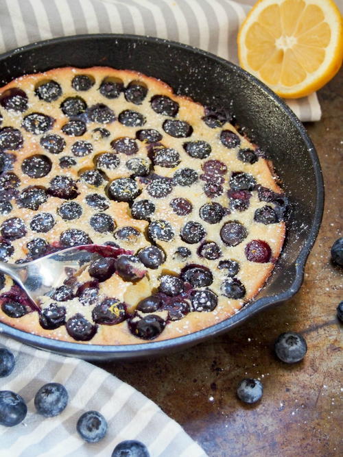 Blueberry Clafoutis Blueberry Clafoutis