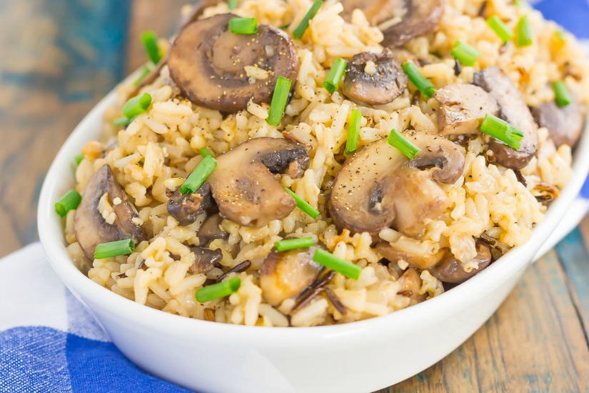 Mushroom Wild Rice Pilaf
