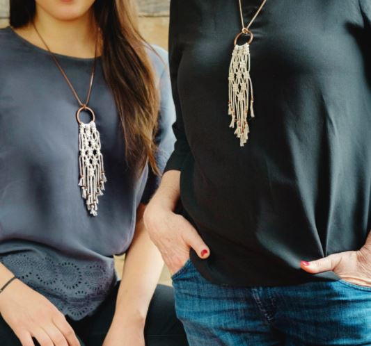 Square Knot Macrame Necklace Tutorial Square Knot Macrame Necklace Tutorial