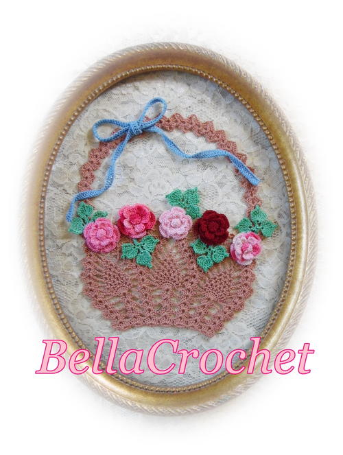 Flower Basket of Roses Flower Basket of Roses