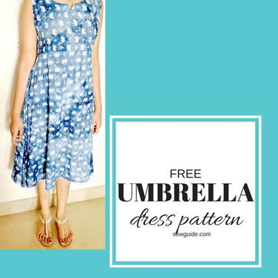 Umbrella Dress Free Sewing Pattern 