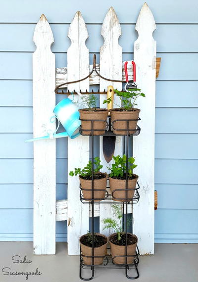 Upcycled Summer Herb Garden Upcycled Summer Herb Garden