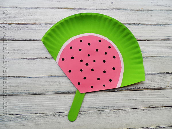 Paper Plate Watermelon Craft Paper Plate Watermelon Craft