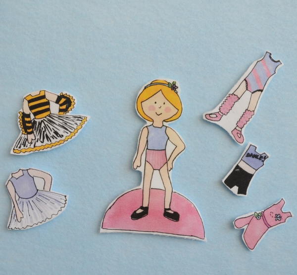 Beautiful Ballerina Printable Paper Doll Beautiful Ballerina Printable Paper Doll