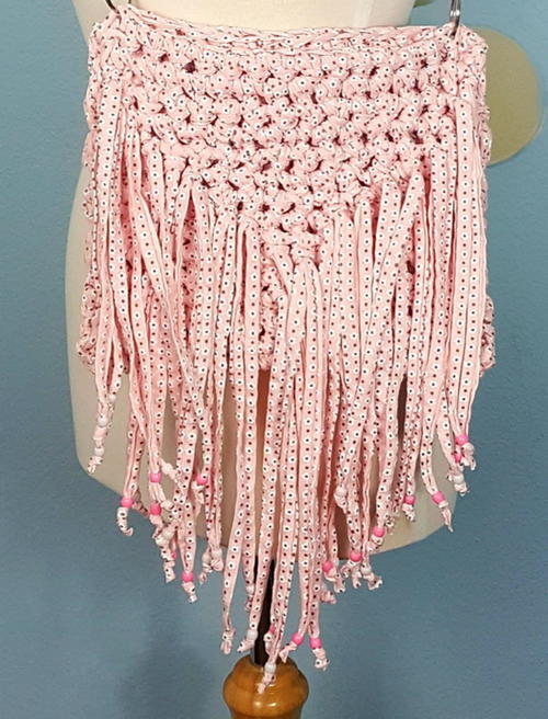 Summer Handbag Using T-shirt Yarn Summer Handbag Using T-shirt Yarn