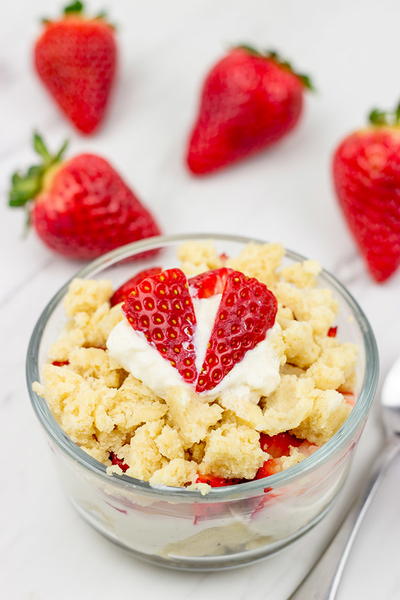 Strawberry Shortcake for One Strawberry Shortcake for One