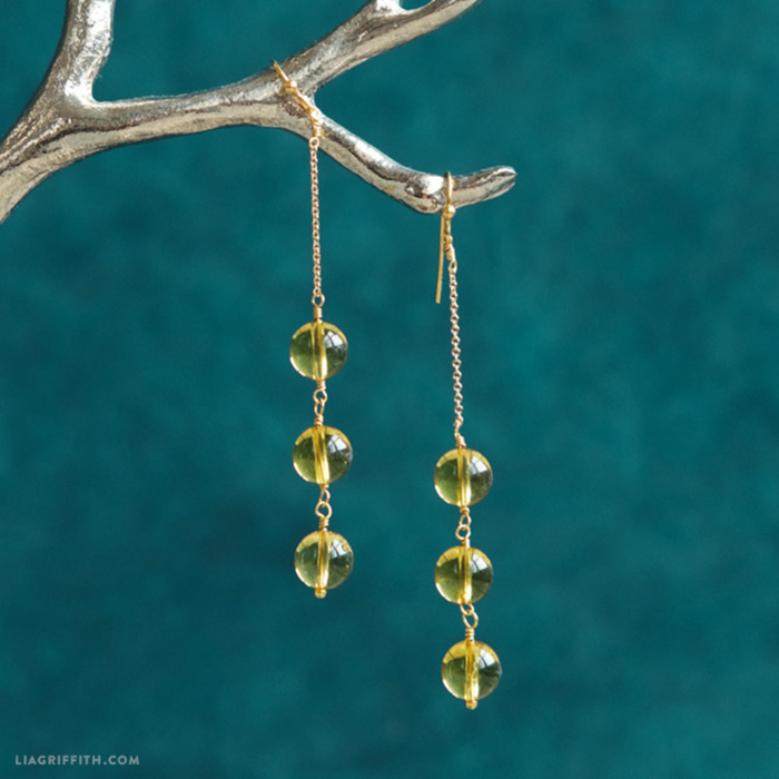 Lemon Drop DIY Earrings Lemon Drop DIY Earrings