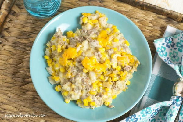 Slow Cooker Cowboy Casserole Slow Cooker Cowboy Casserole