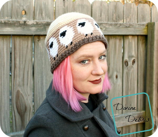 Dancing Sheep Crochet Hat