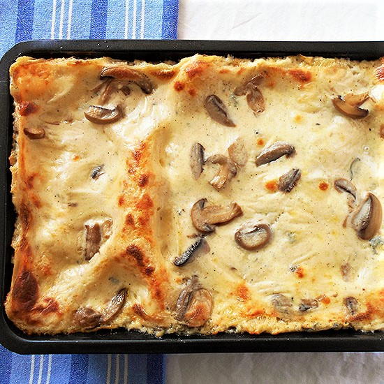 Mushroom and Cheese Lasagna Mushroom and Cheese Lasagna